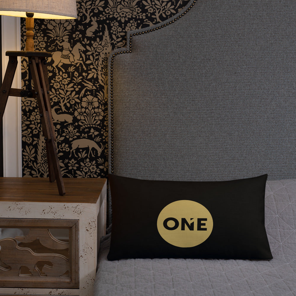 ONE Coin & Doodles Pillow