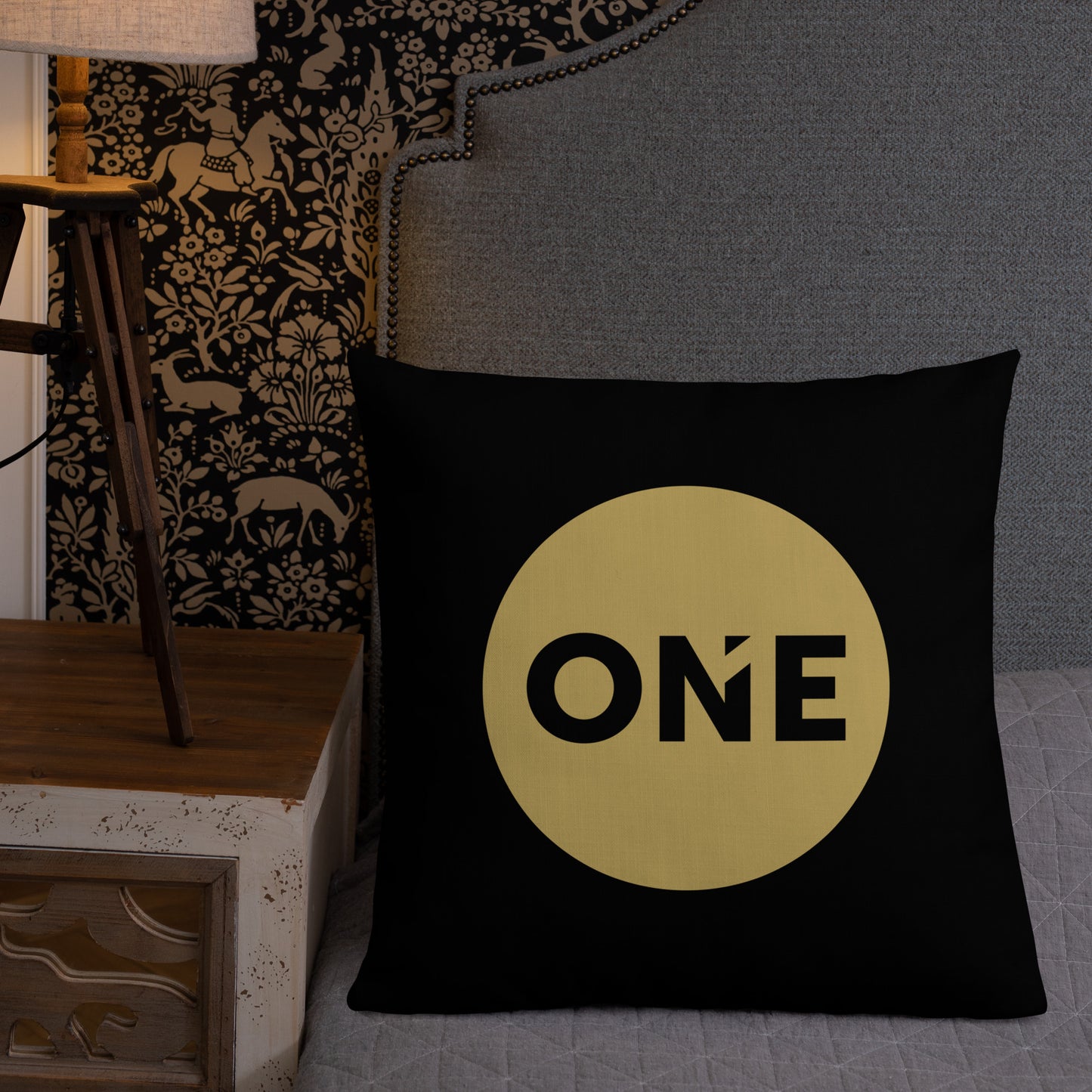 ONE Coin & Doodles Pillow