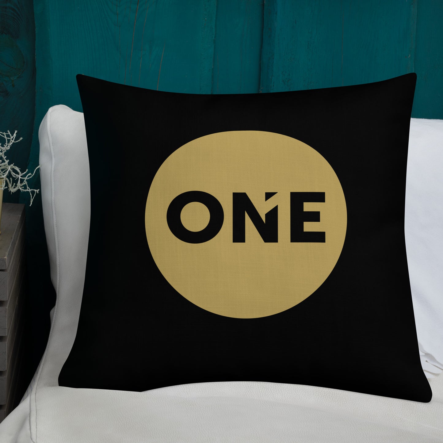 ONE Coin & Doodles Pillow