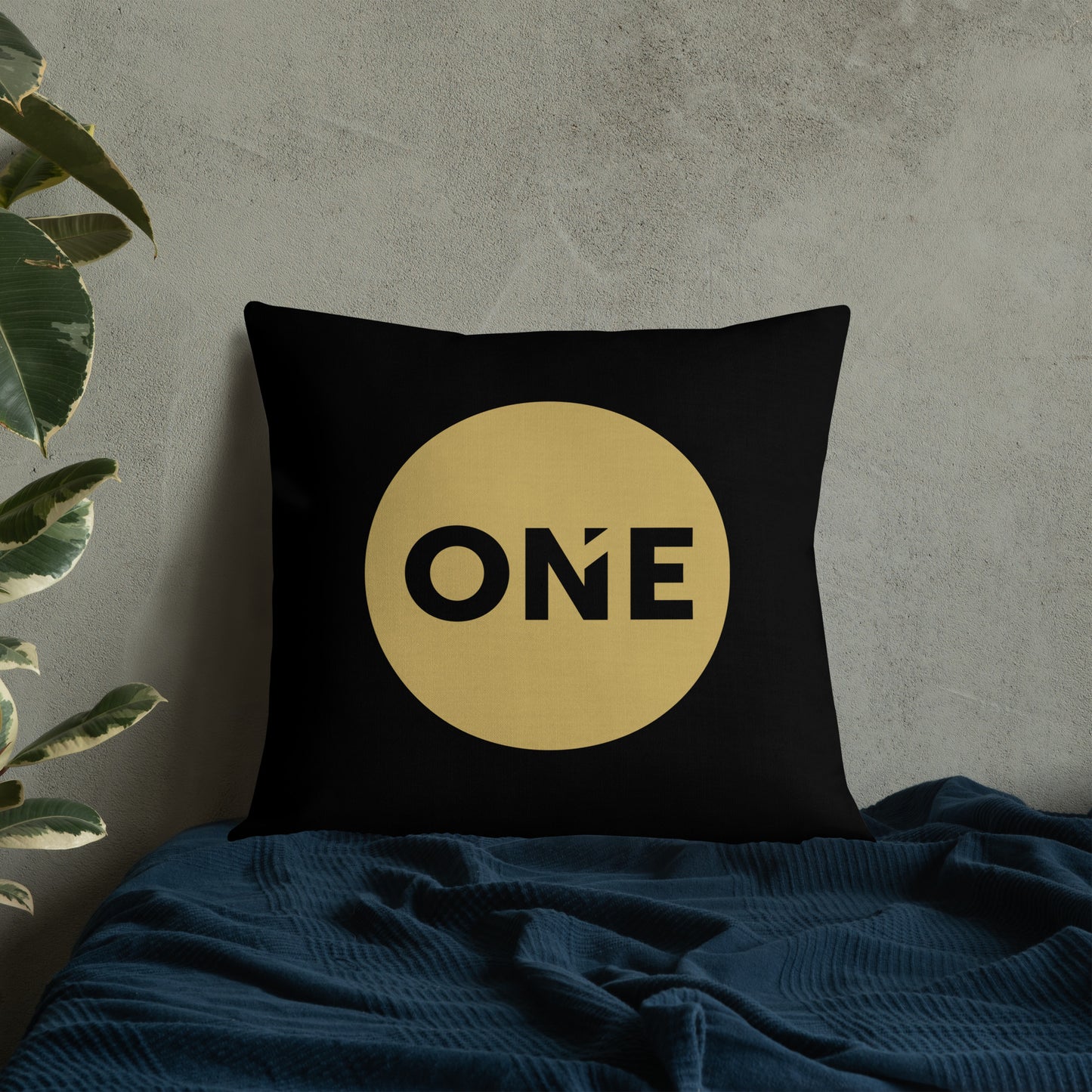 ONE Coin & Doodles Pillow