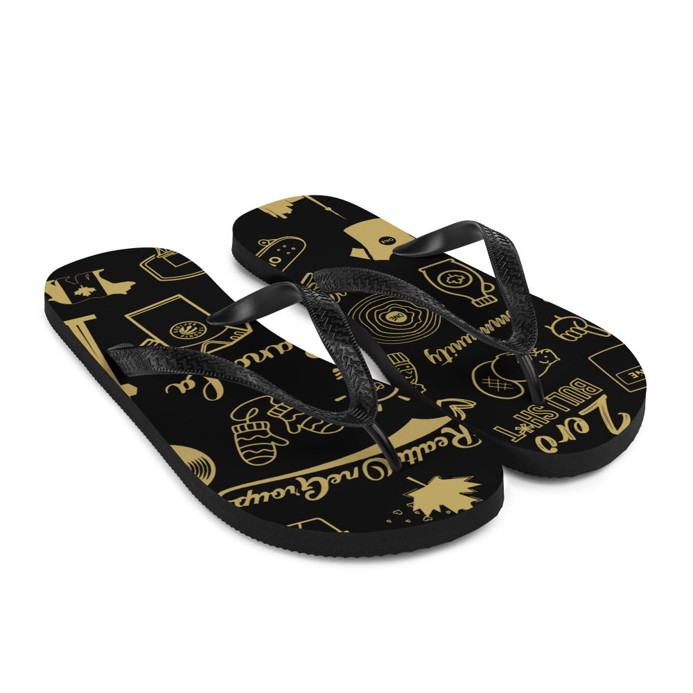 ONE Doodles Flip Flops