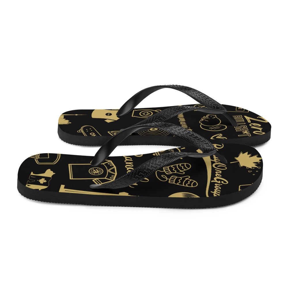 ONE Doodles Flip Flops