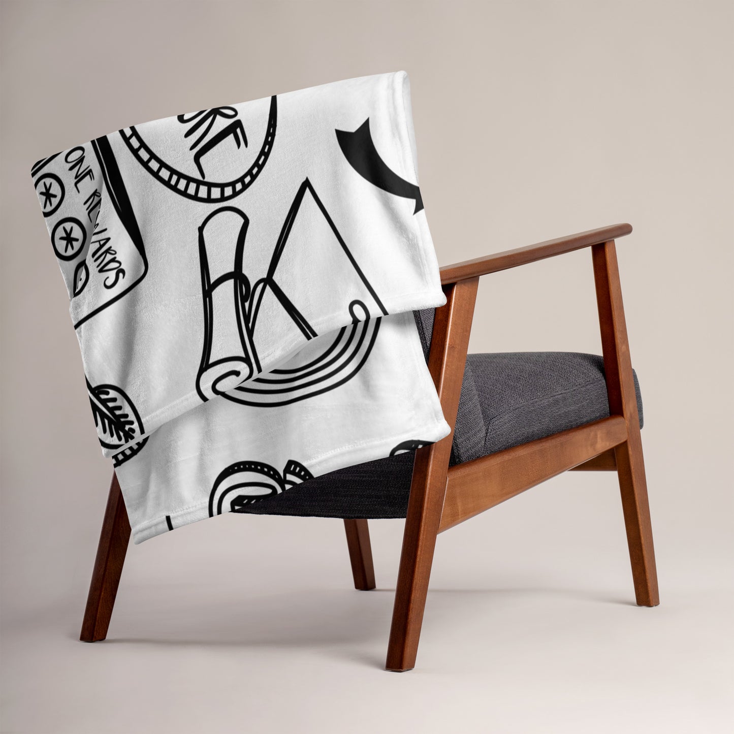 ONE Doodles Throw Blanket