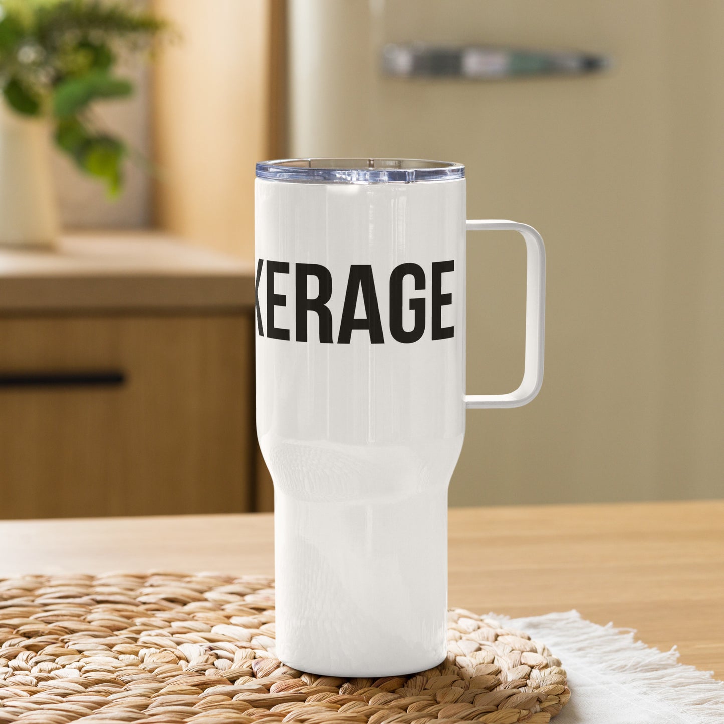 ONE UNbrokerage Travel Mug with Handle