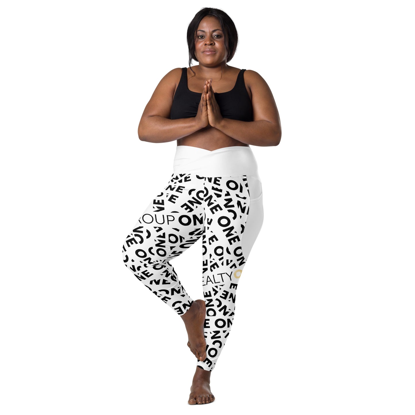 ONE Crossover Leggings With Pockets