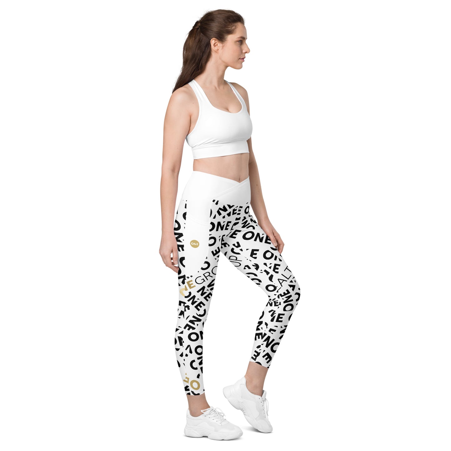 ONE Crossover Leggings With Pockets