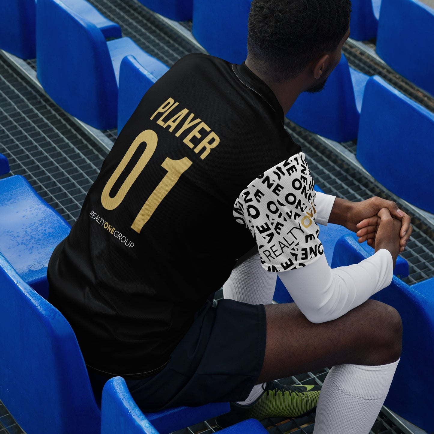 ONE Unisex Sports Jersey - Black