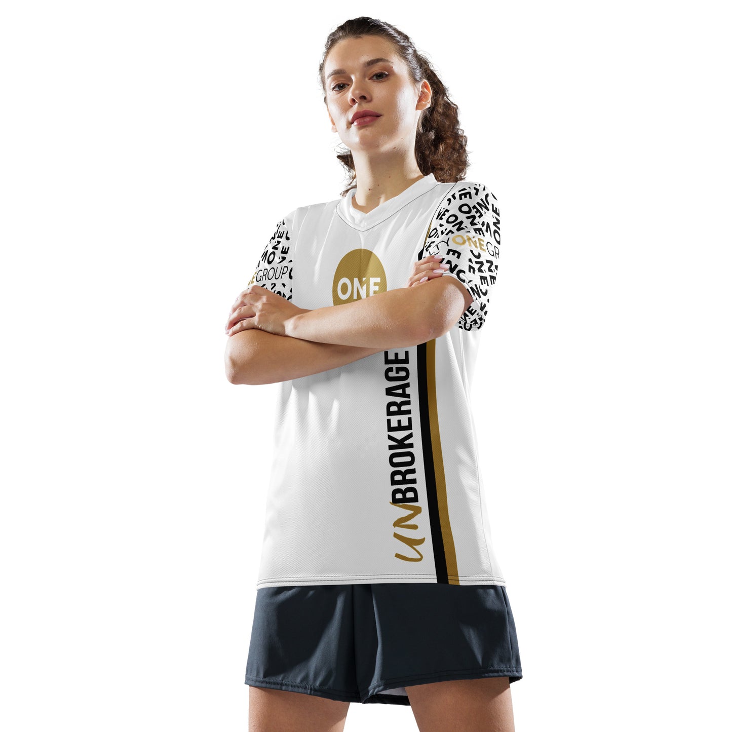 ONE Unisex Sports Jersey - White