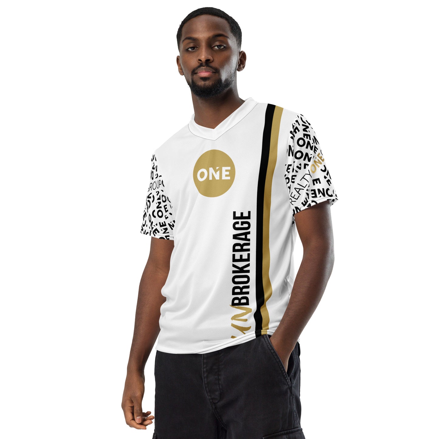 ONE Unisex Sports Jersey - White