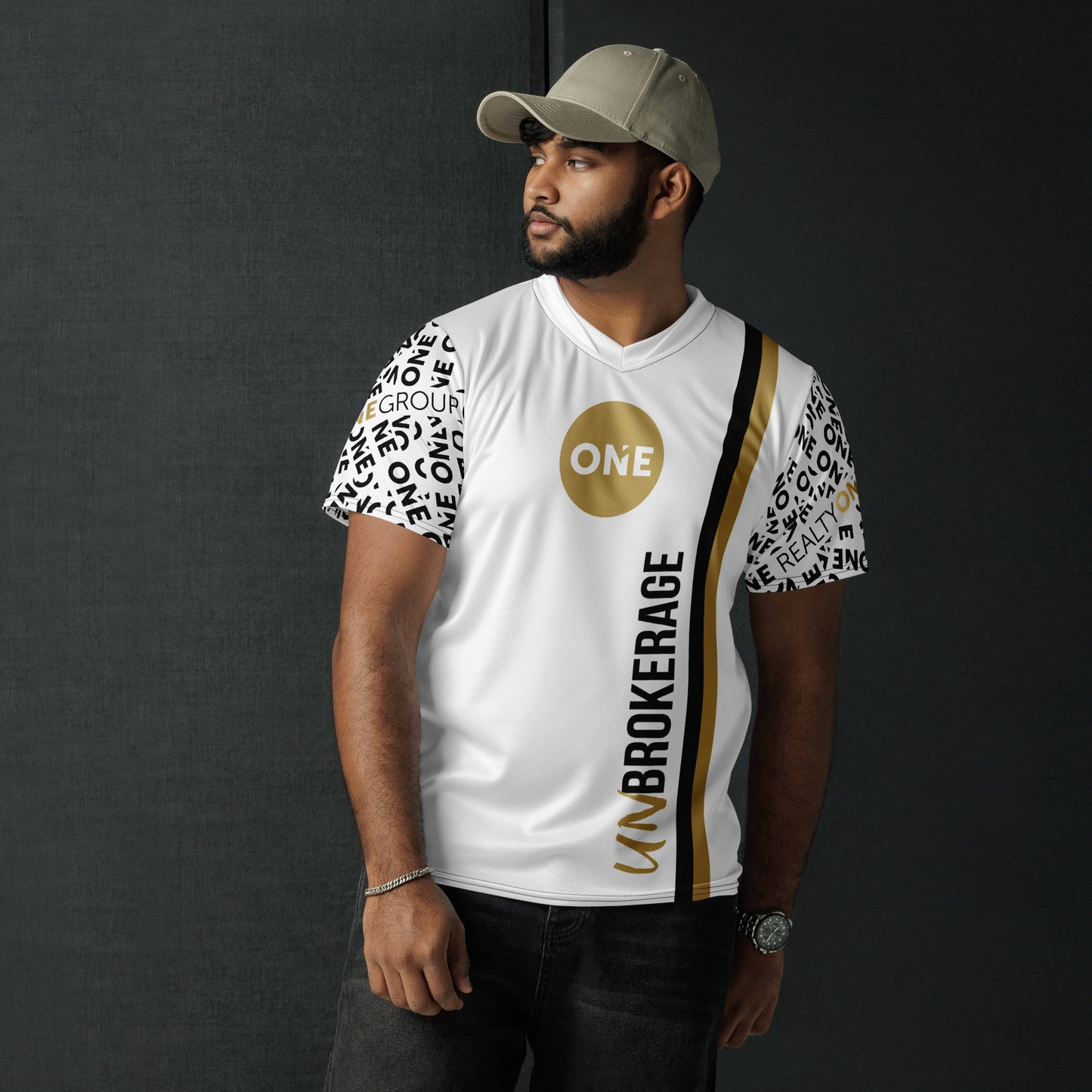 ONE Unisex Sports Jersey - White