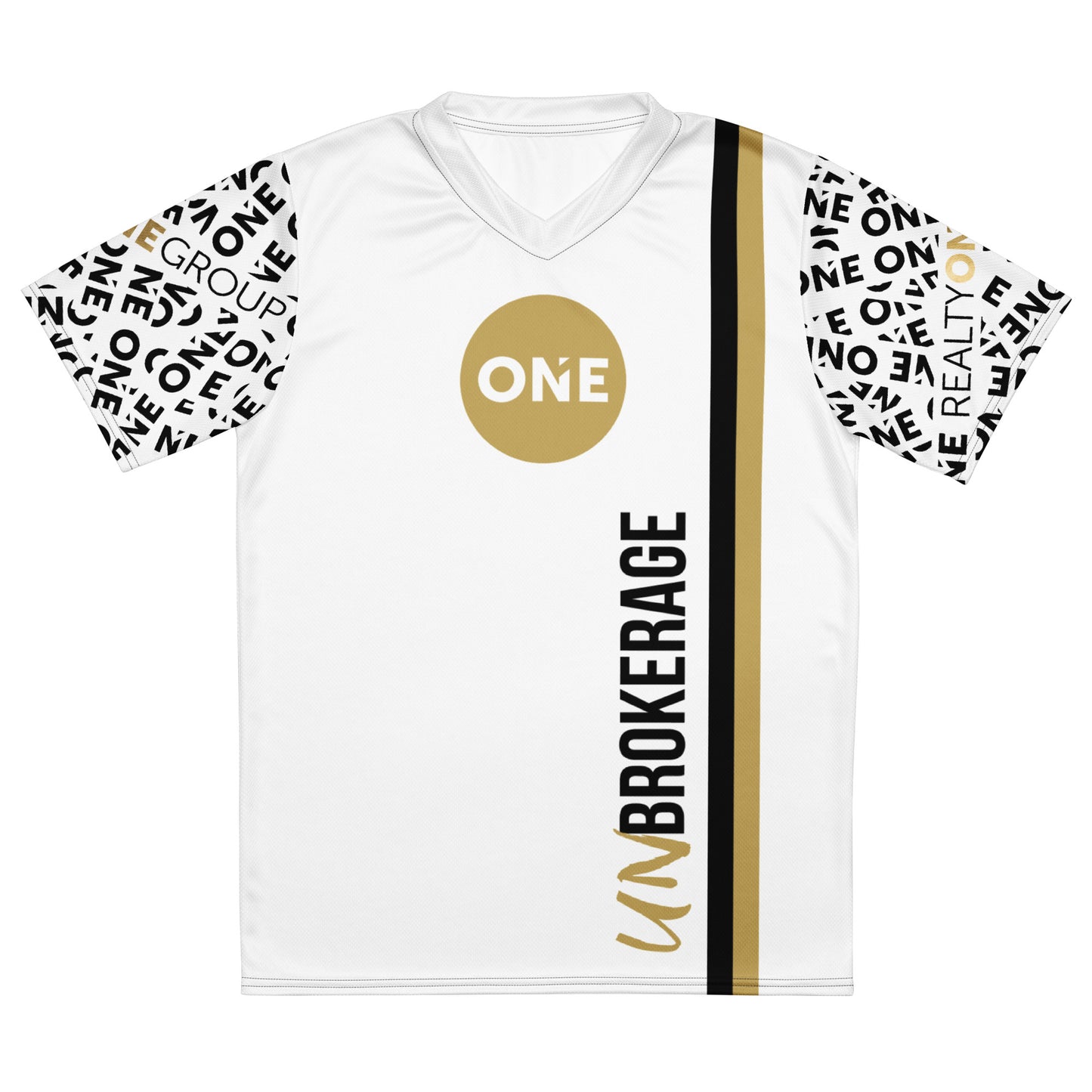 ONE Unisex Sports Jersey - White