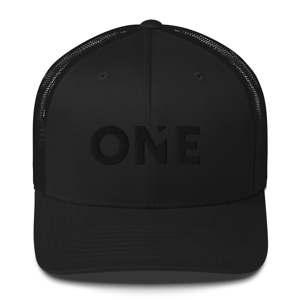 ONE Trucker Cap (3D Puff Embroidery)