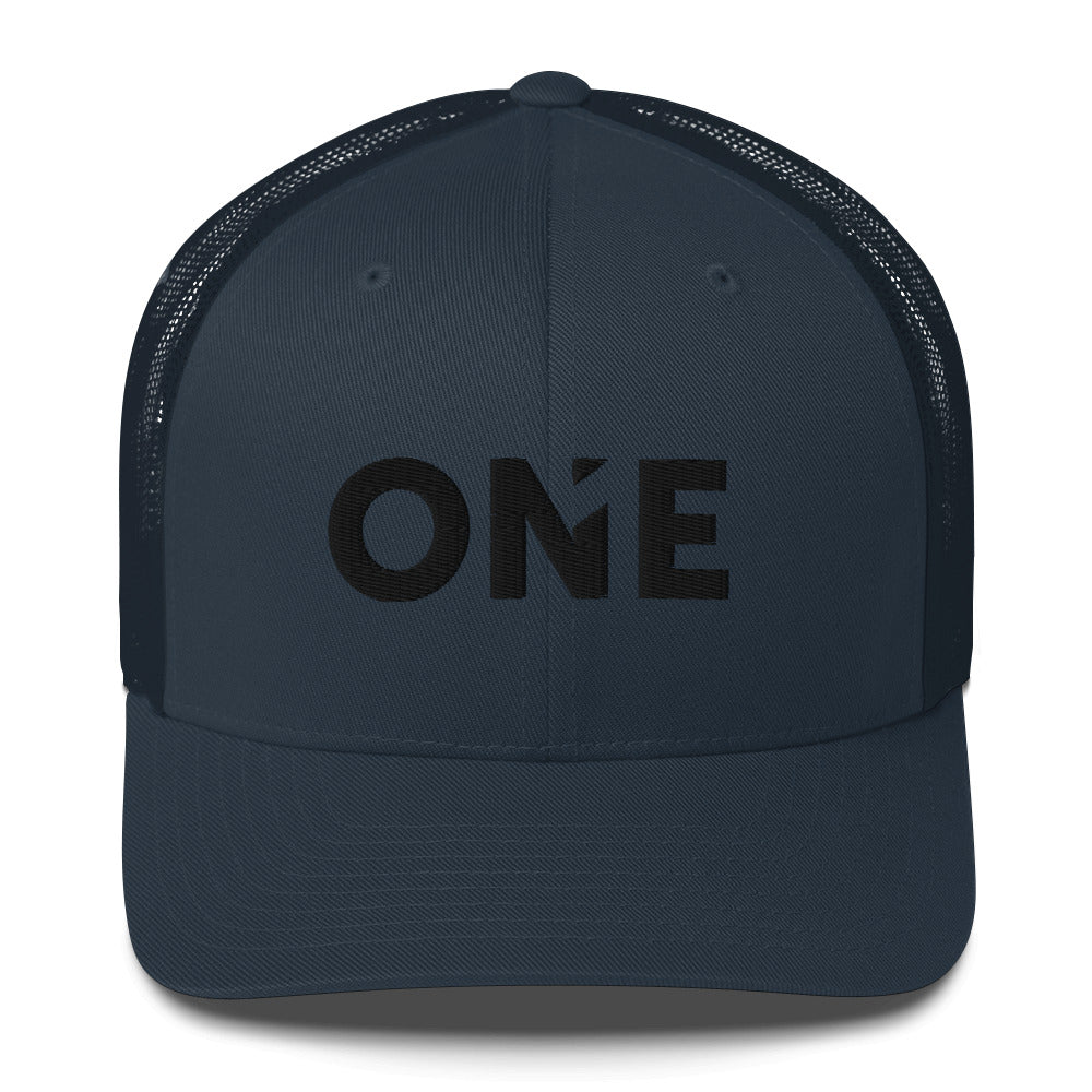 ONE Trucker Cap (3D Puff Embroidery)