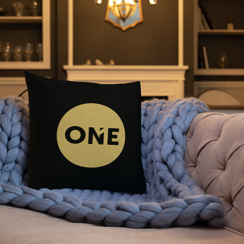 ONE Coin & Doodles Pillow