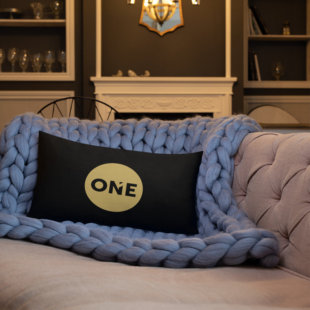 ONE Coin & Doodles Pillow