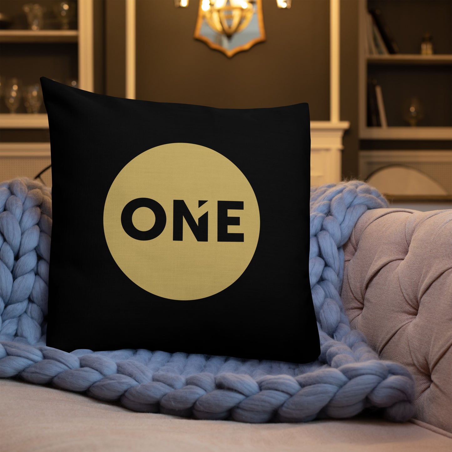 ONE Coin & Doodles Pillow