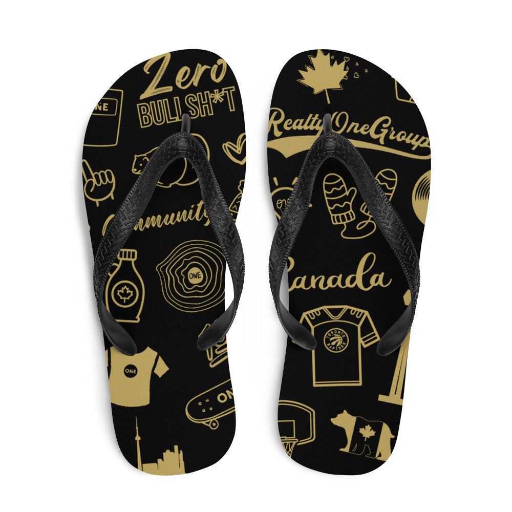 ONE Doodles Flip Flops