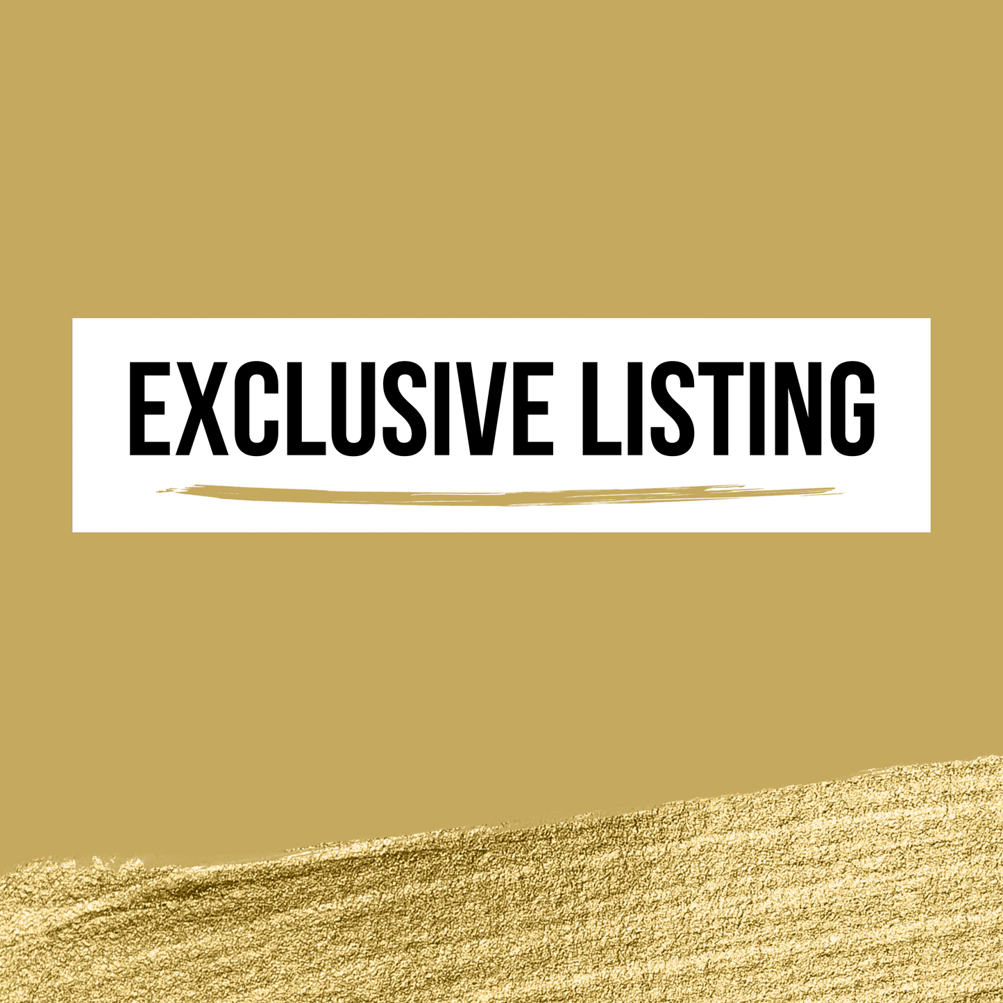 Exclusive Listing Rider