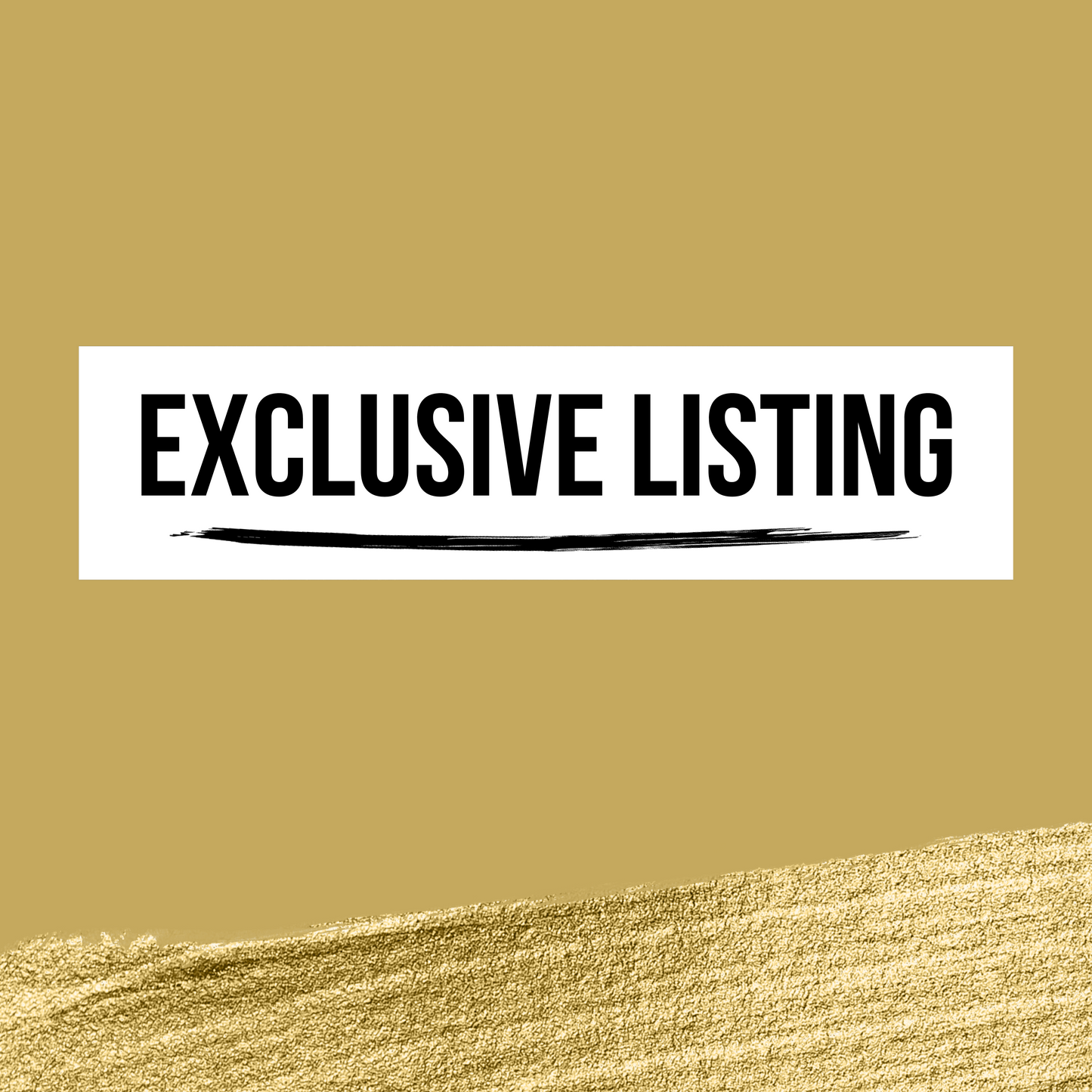 Exclusive Listing Rider