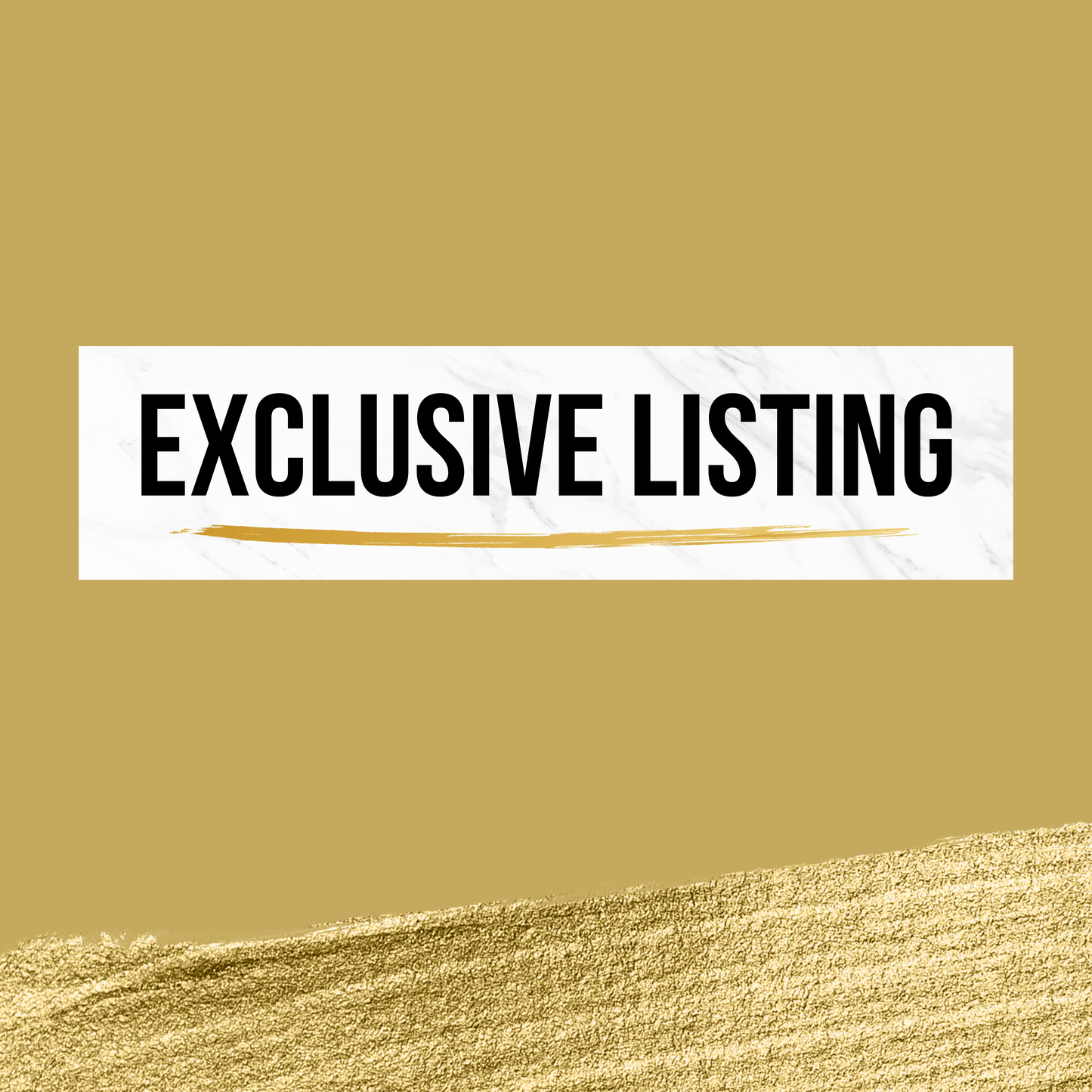 Exclusive Listing Rider