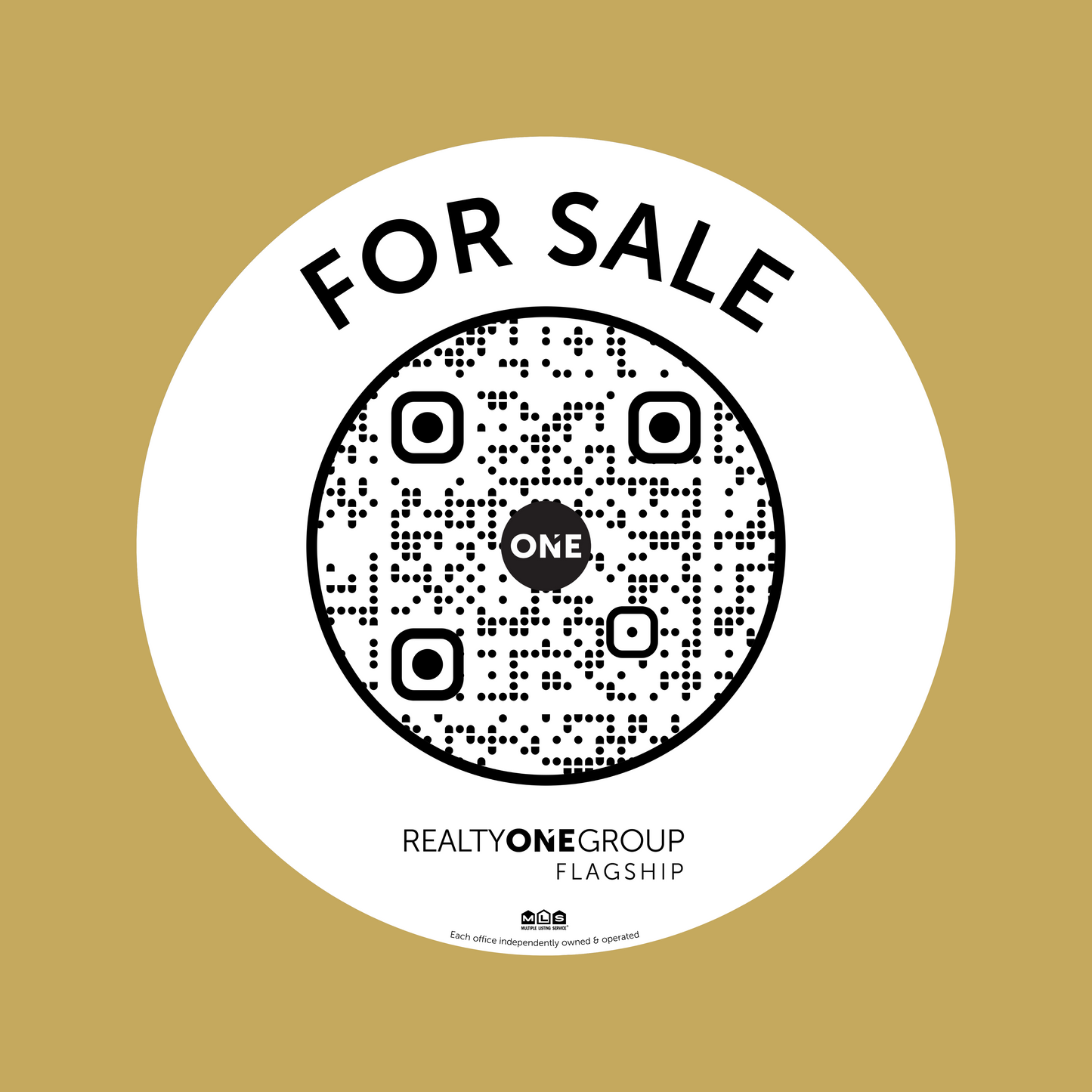 Black & White Round QR Edition