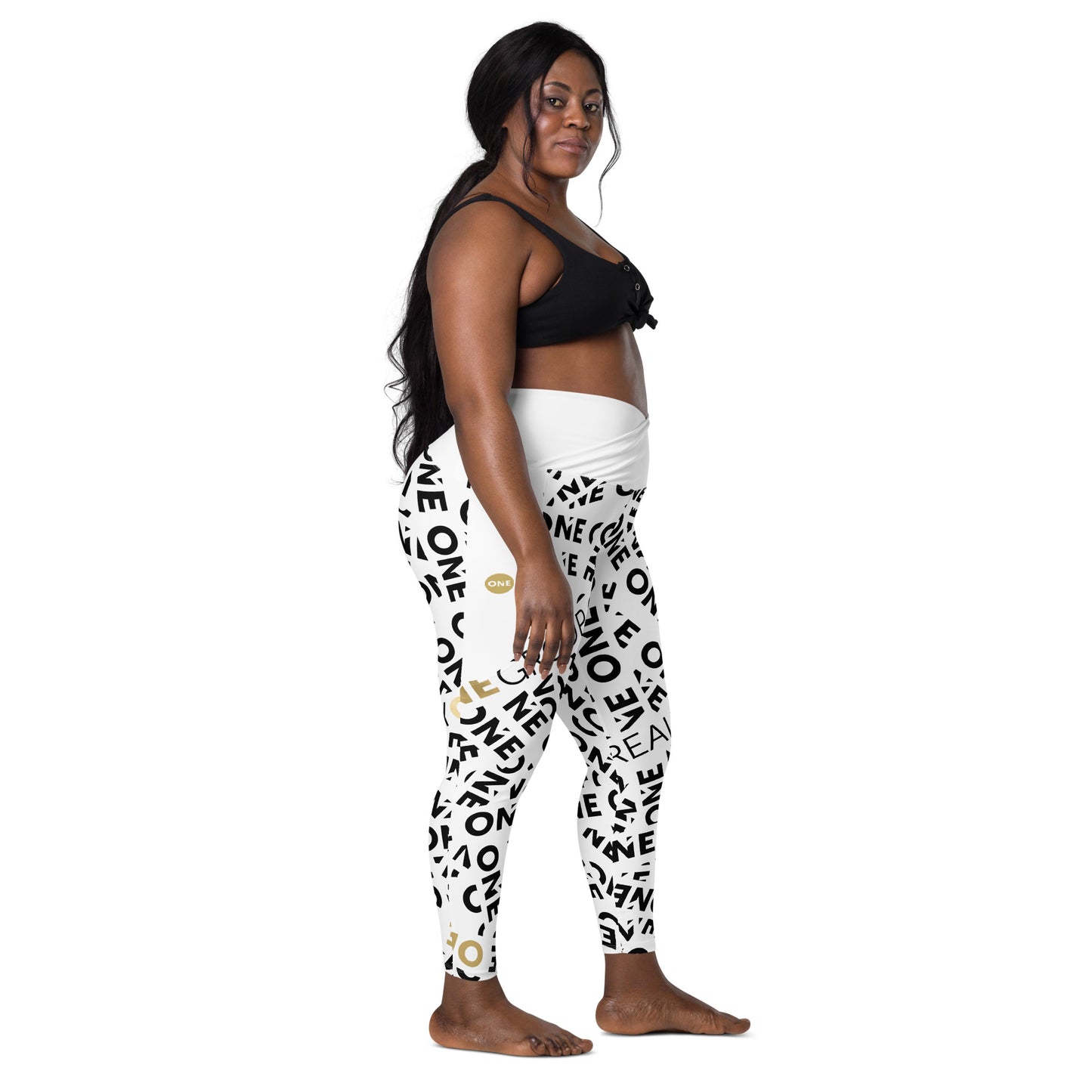 ONE Crossover Leggings With Pockets