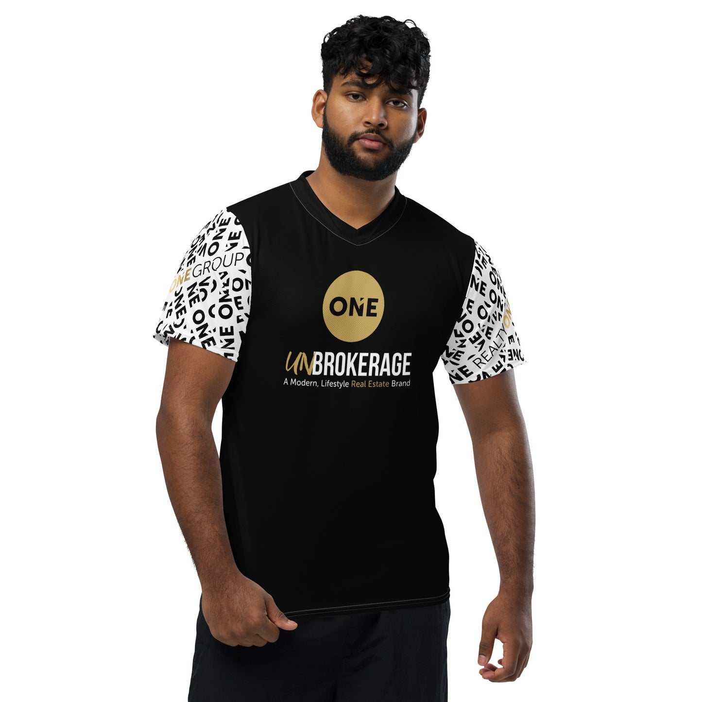 ONE Unisex Sports Jersey - Black