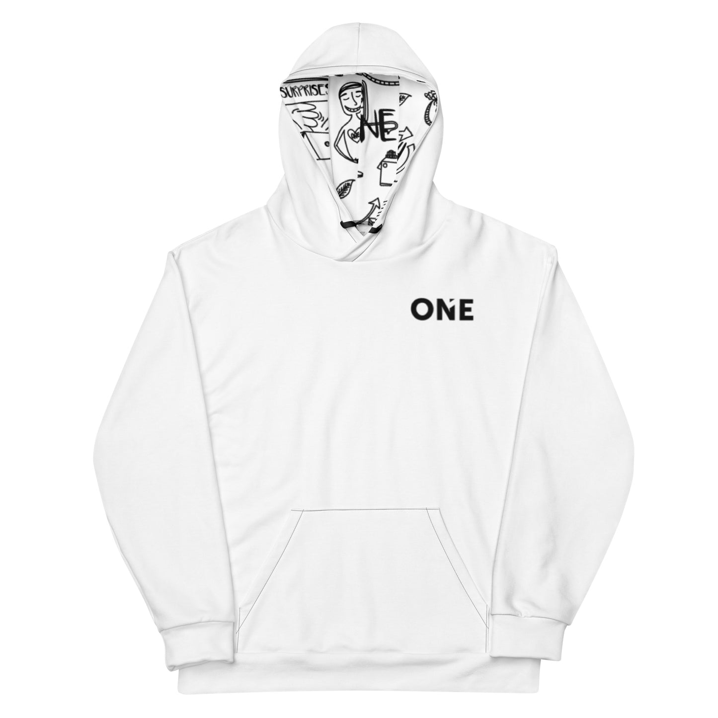 ONE Unisex Doodles Hoodie