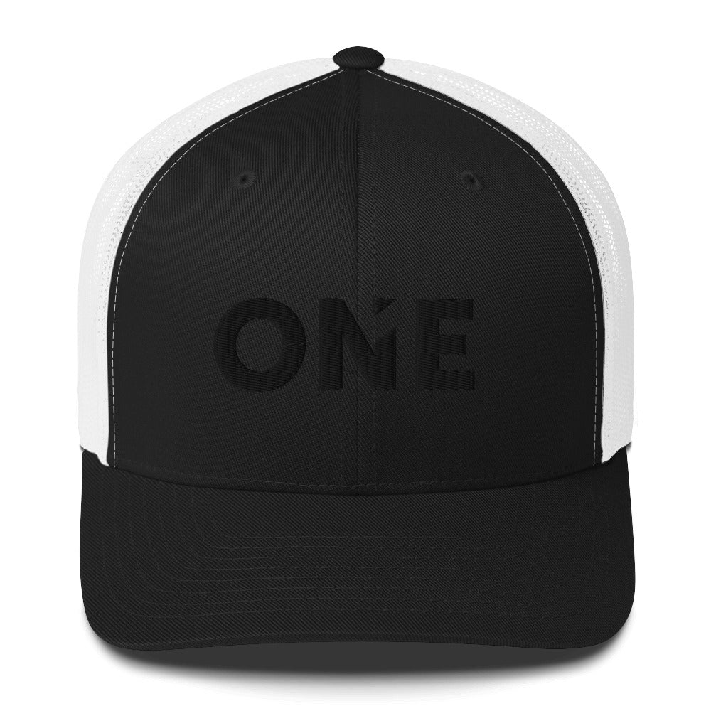 ONE Trucker Cap (3D Puff Embroidery)