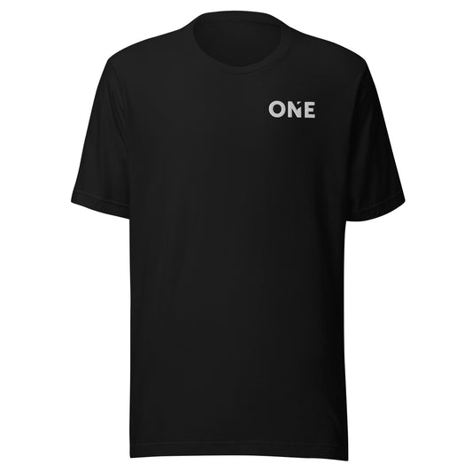 ONE Unisex Embroidered T-Shirt