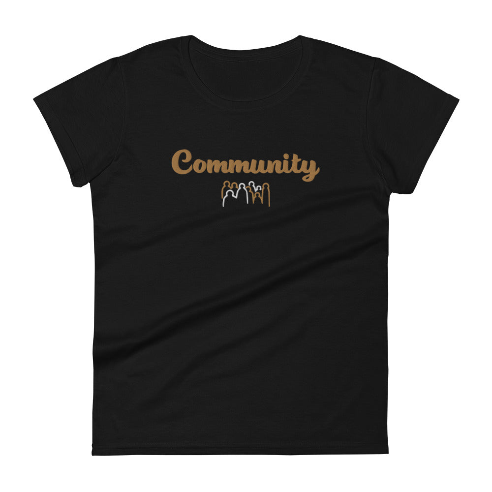 ONE Women's Community T-Shirt (Cursive)
