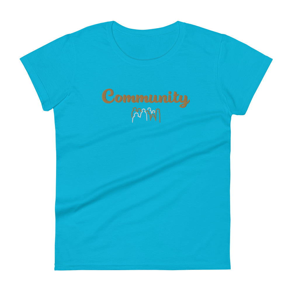 ONE Women's Community T-Shirt (Cursive)